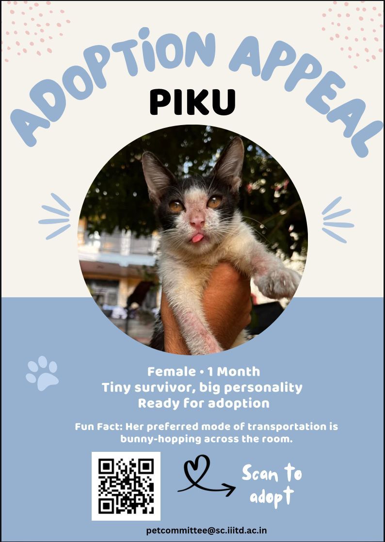 A cute pet named Piku